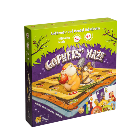 Развивающая настольная игра Gophers’ Maze EST/RU