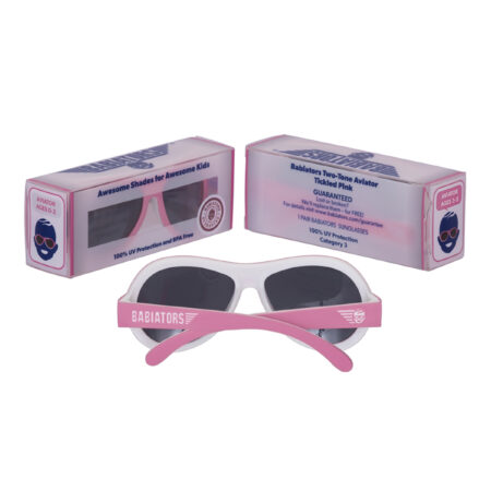 Солнечные очки Babiators Aviator 2-х цветные Tickled Pink, 0-2