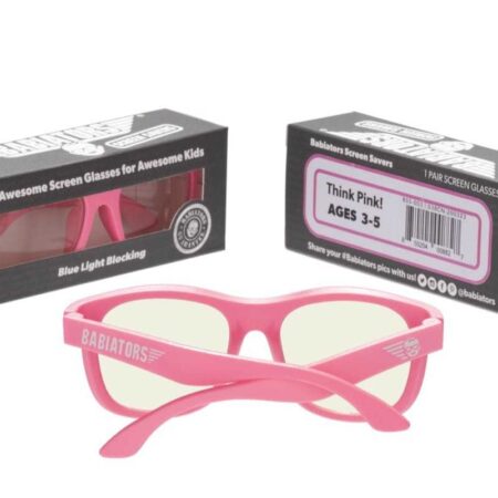 Компьютерные очки Babiators Screen Saver Navigator, Think Pink!, 6+