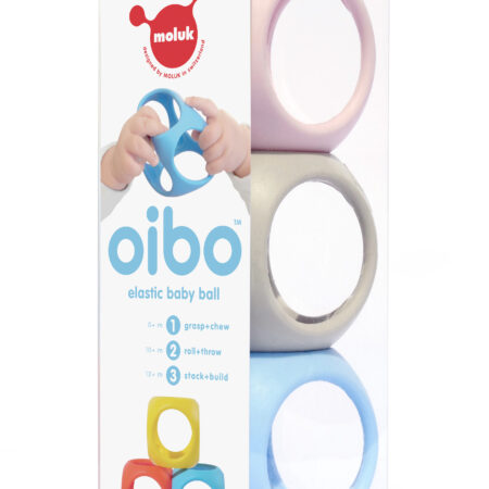 Arendav mänguasi Oibo, pastell (komplektis 3 tk)