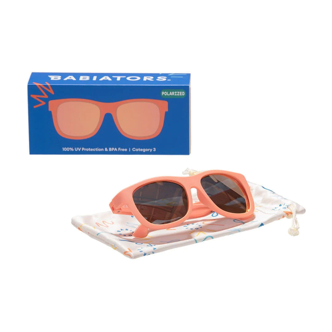 Солнечные очки Babiators Polarized Navigator / Perfectly Papaya, 6+